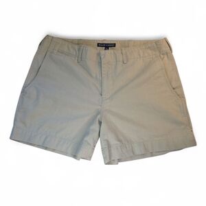 Ralph Lauren Women's 10 Classic Cotton Khaki Mid Rise Shorts Twill Chino